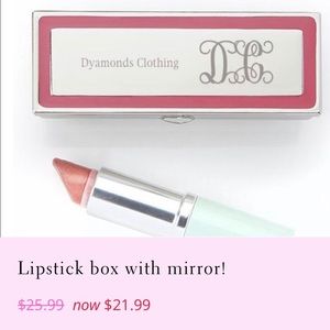 Lipstick box with mirror! Lipstick not included.
